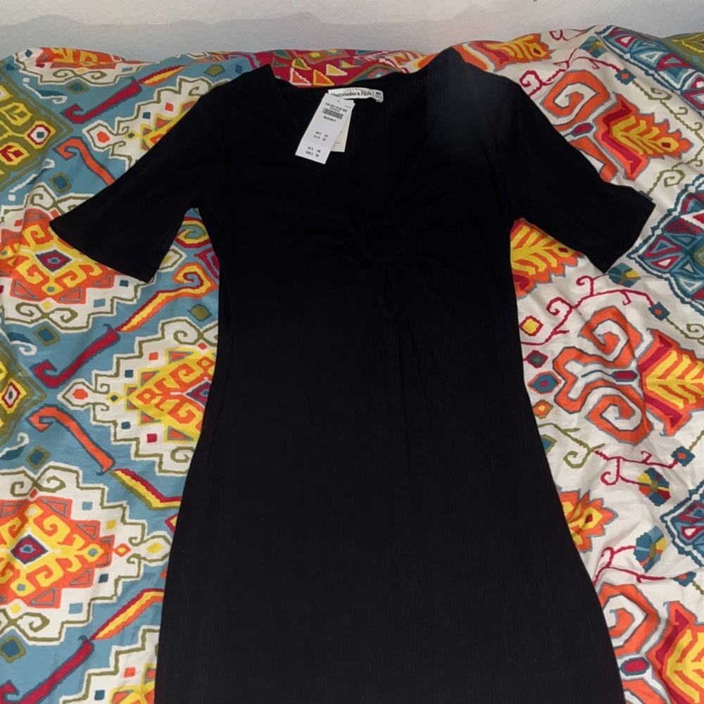 Black Abercrombie MP Maxi Dress